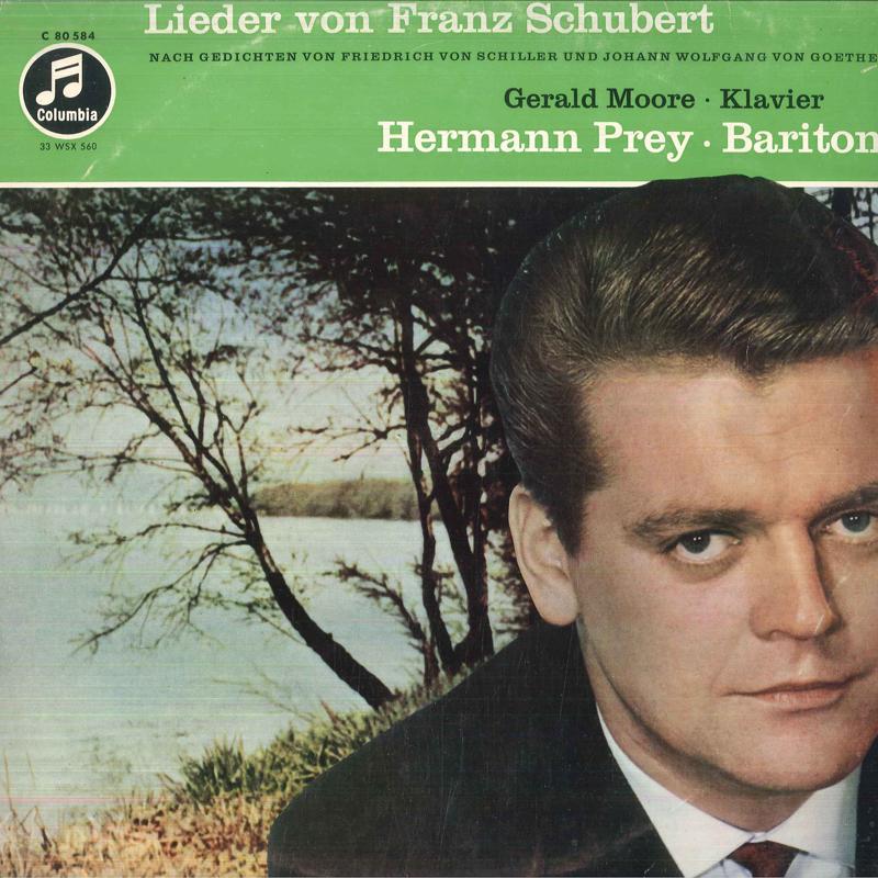

LP Record HERMANN PREY, GERALD MOORE - Lieder Von Franz Schubert C80584 COLUMBIA Germany Classical Used