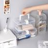 Large Capacity Storage Box Waterproof Storage Drawer Portable Desktop Organizer  Student Stationery