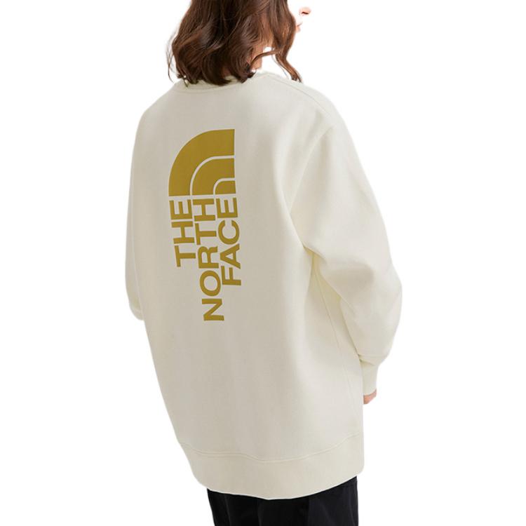 The North Face Sweatshirts Unisex Ecru Crew Neck Moderate Regular NF0A7W8O-N3N
