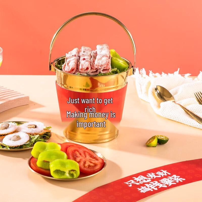 Qiwei Stainless Steel Ice Bucket