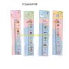 F26C 4 Pcs Plastic Ruler Straight Ruler with Dream Trip Design Plastic Measuring Tool for Student School Office