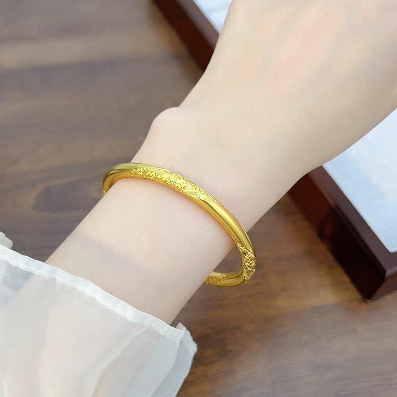 Sifang Xiangyun Bracelet Women's High-end Solid Hoop Bracelet