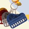 Mini Electronic Keyboard Keychain Pendant Portable Music Toy with Illuminated Keys for Music Lovers & Gift Buyers