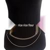 Sunflower Metal Waist Chain for Women - Adjustable European & American Style Waist Belt Ornament
