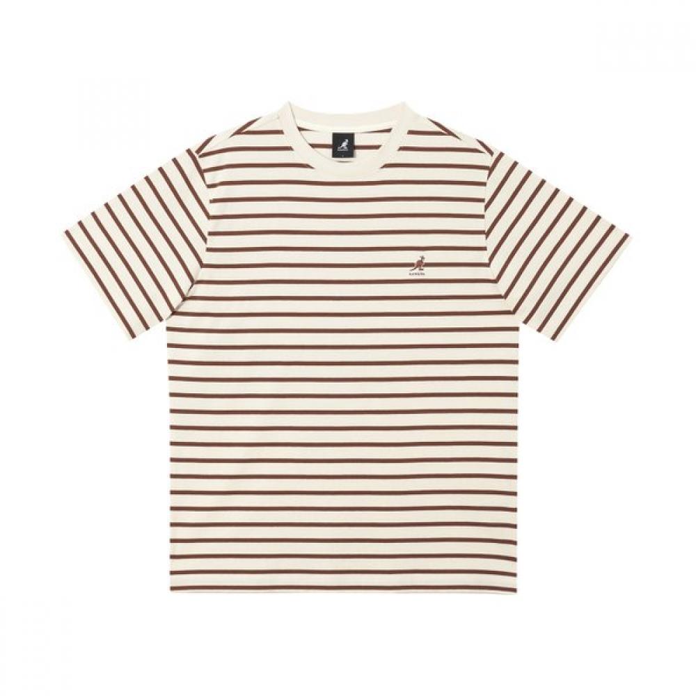 Kangol EssenTial STripe T shirT Brown 2824 2X