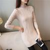 Woman Medium and Long Section High Collar Sweater Winter Warm Knitting Sweaters Large Size Sweater