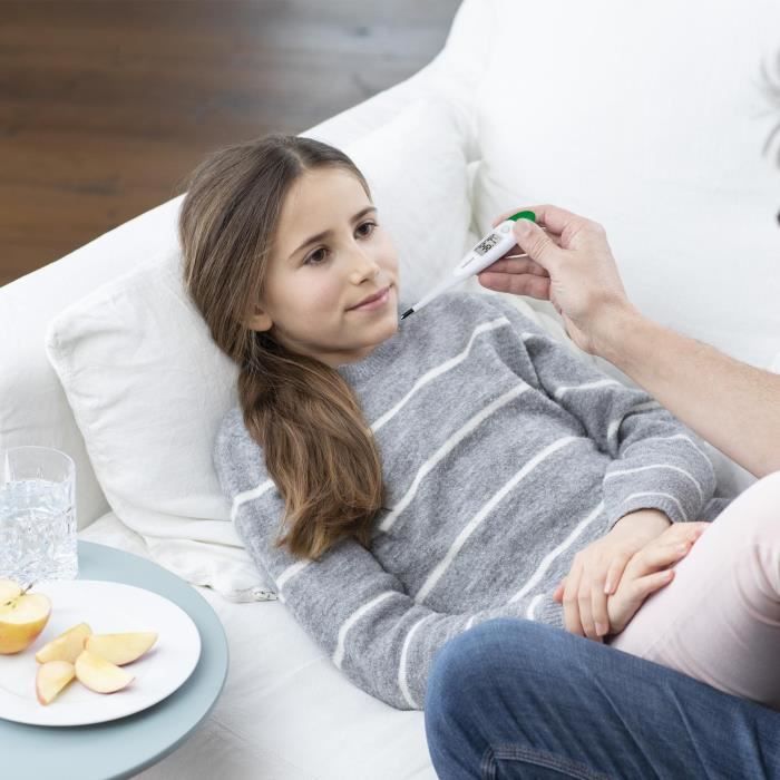 Thermomètre fléxible TM 700 medisana, digital, Oral, Axillaire, Rectal. Alarme sonore, résiste à l'eau. Dispositif médical certifié