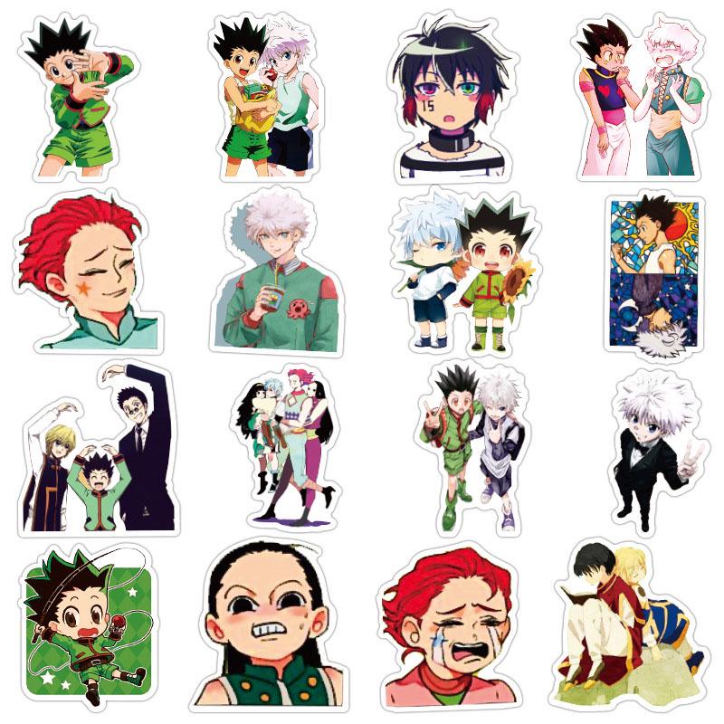 50PCS//Set Hunter x Hunter PVC Waterproof Suitcase Sticker m0y