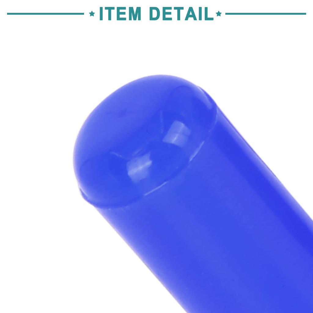 ACROPIX Silicone Blanking Cap Intake Vacuum Hose Tube Endven 4mm Blue 8pcs
