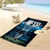 Messi Valor Print Strandtuch, Großes Weiches Schnelltrocknendes Handtuch für Strand Camping Schwimmen