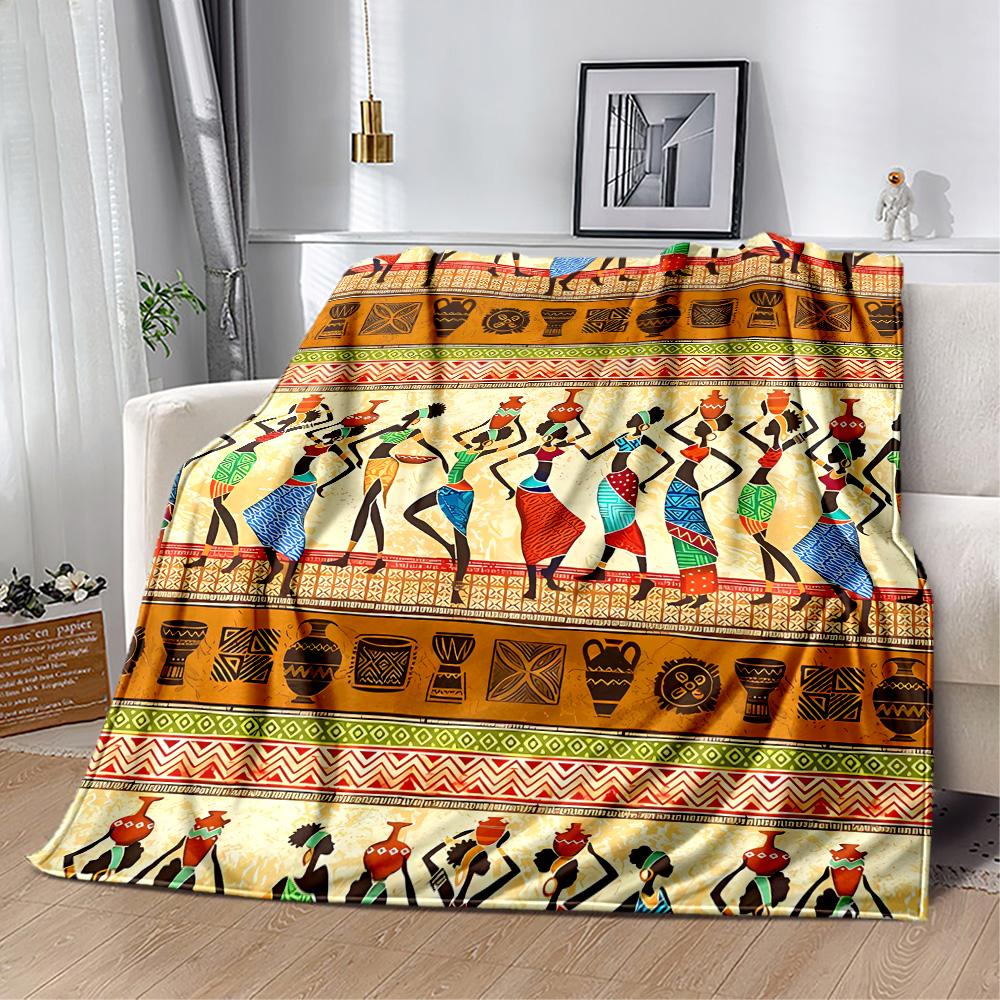 Australian Aboriginal Style 5 Blanket Durable Comfort Perfect for Bedding Bed Picnics All-Season Use Playful Design Gift for Travel Home Birthdays