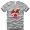 Nuclear Radiation Creative Life Printed T Shirt Unisex Short Sleeve O-Neck Cotton Unisex T-Shirt Cool Tee Shirt Homme Camisetas Hombre