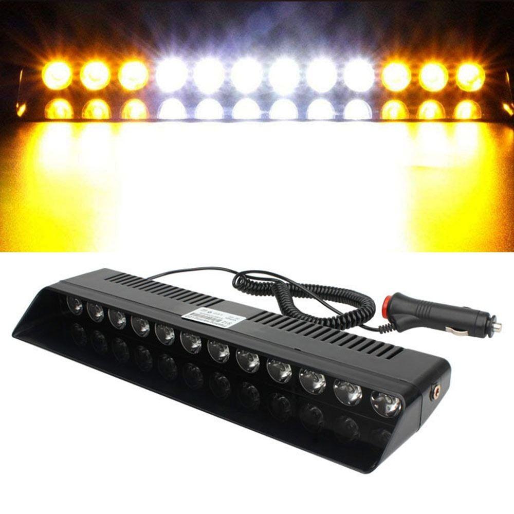 12 V Emergency LED Strobe Light 12 LED Car Light Powerful Police LED Flasher Car Accessories