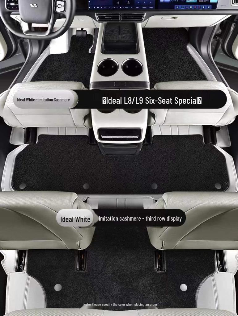 Ideal L7/L8/L9 Full Surround Car Floor Mats - Max Woman Air Carpet Pro