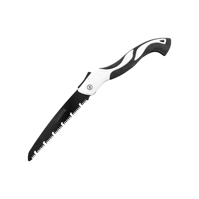Folding Handheld Outdoor Saw with Teflon Blade for Wood, Garden, and Fruit Trees - High Branch Logging Tool