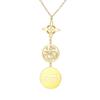 Collana Ciondolo Stella a Cinque Punte Svuotata a Forma di S con Doppio Foro Design Versatile Nodo Miko Gioielli