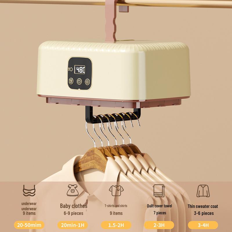 Portable Automatic Clothes Dryer: Compact Folding Travel & Household Drying Rack