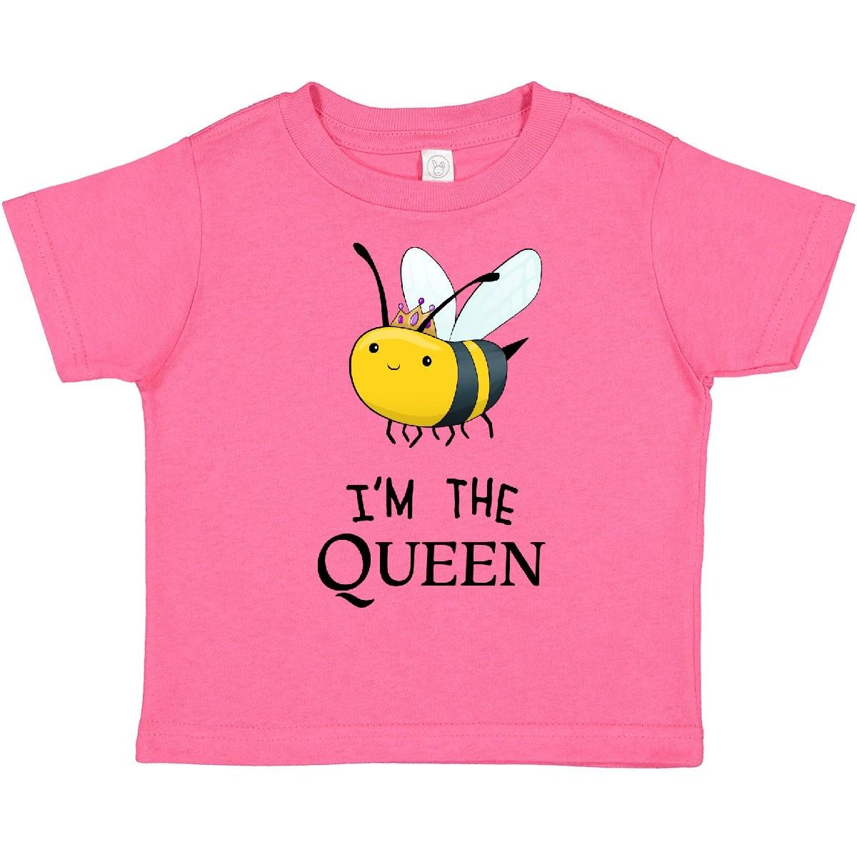 Inktastic I m The Queen- Cute Queen Bee Toddler T-Shirt Bees Crown Wings Insect 160