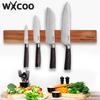 WXCOO Magnetic Knife Holder for Wall Wood Knife Strip Storage Strong Magnetic Knife Strip for Kitchen Utensil Organizer