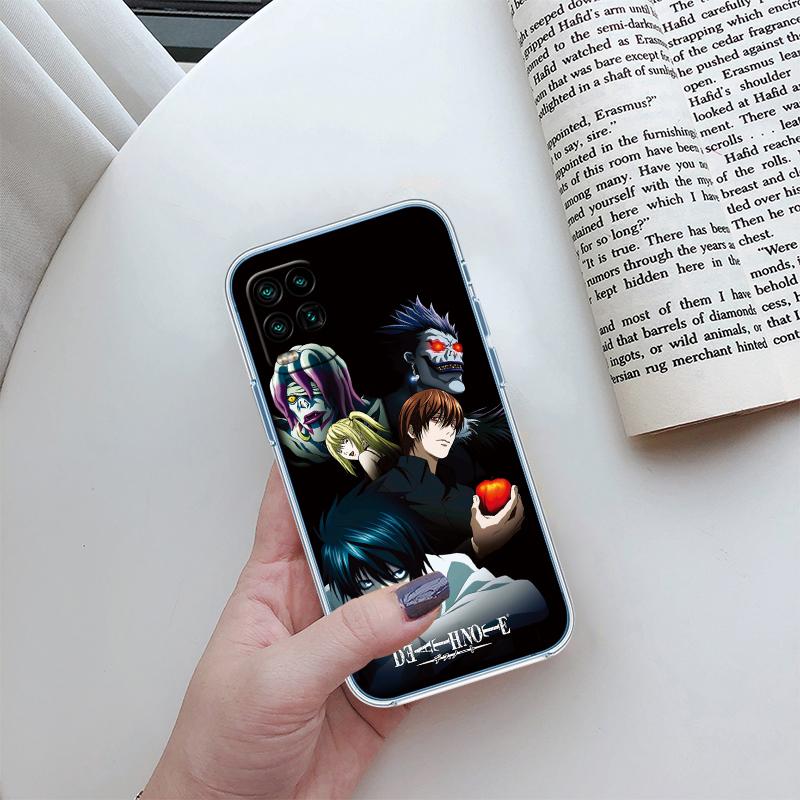 Death Note Ryuk kira Transparent Phone Case for Motorola Moto G40 G04 G05 One Ace Action Fusion + Plus Hyper Macro Vision Zoom