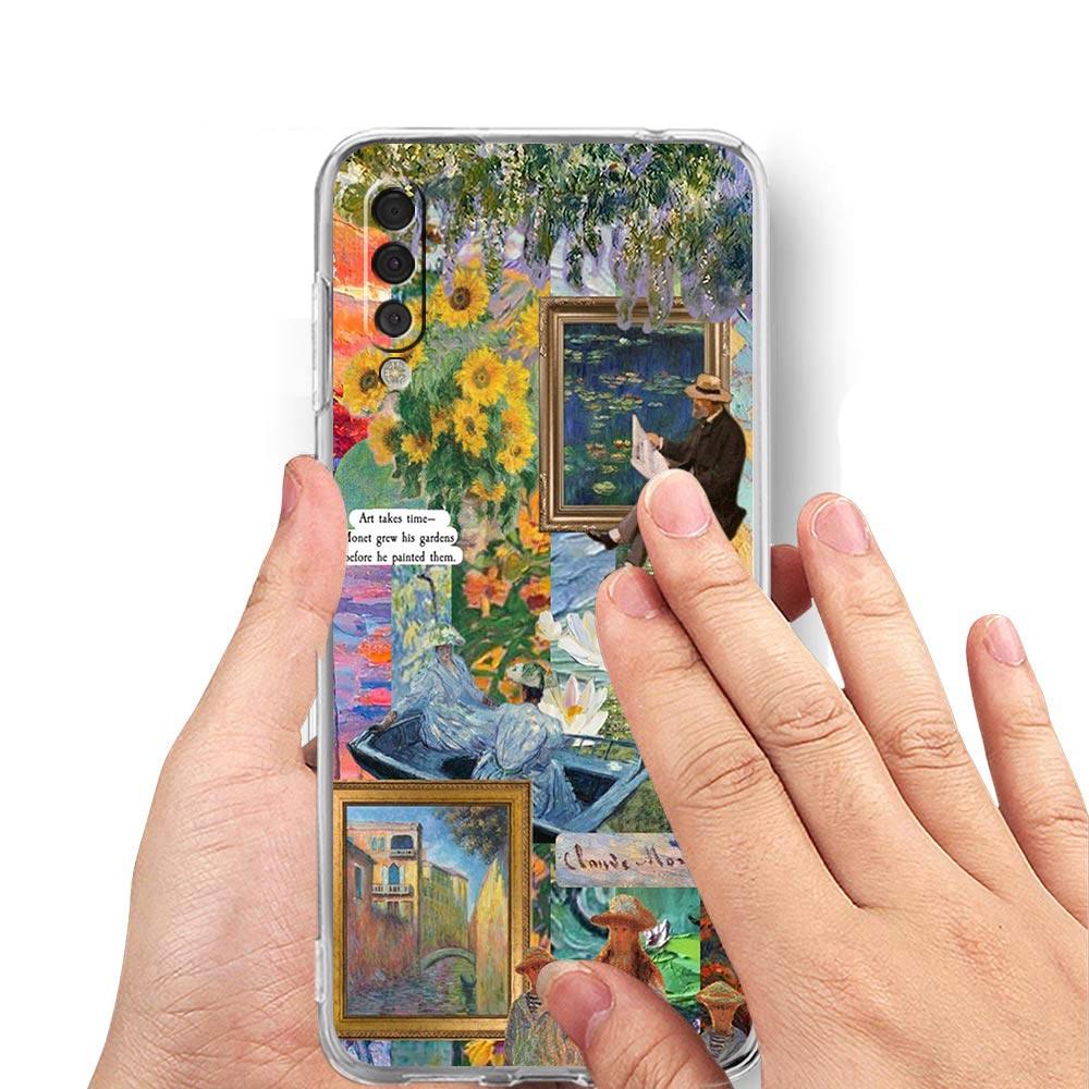 Starry sky van gogh art Phone Case For Samsung A14 5G A12 A22 A32 A34 A42 A52 A54 A50 A70 A30 A40 A20E A10S A20S A02S A04S Cover
