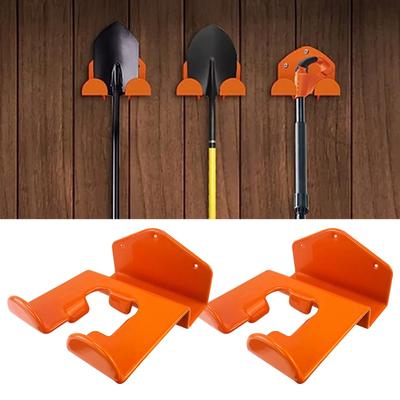 Yousheng 1/2 Sets Wall Mount Weedeater Hanger with Screws Heavy Duty Space Saving Garage Shed Weed Eater Trimmer Tools Metal Storage Rack Organizer