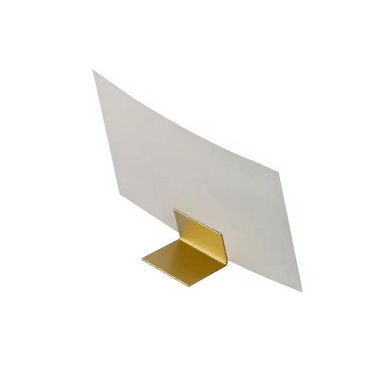 Suporturi Card Loc Cupru Suporturi Număr Masă Semn Nuntă Elegant Mesaj Nume L Suport Display Înclinat