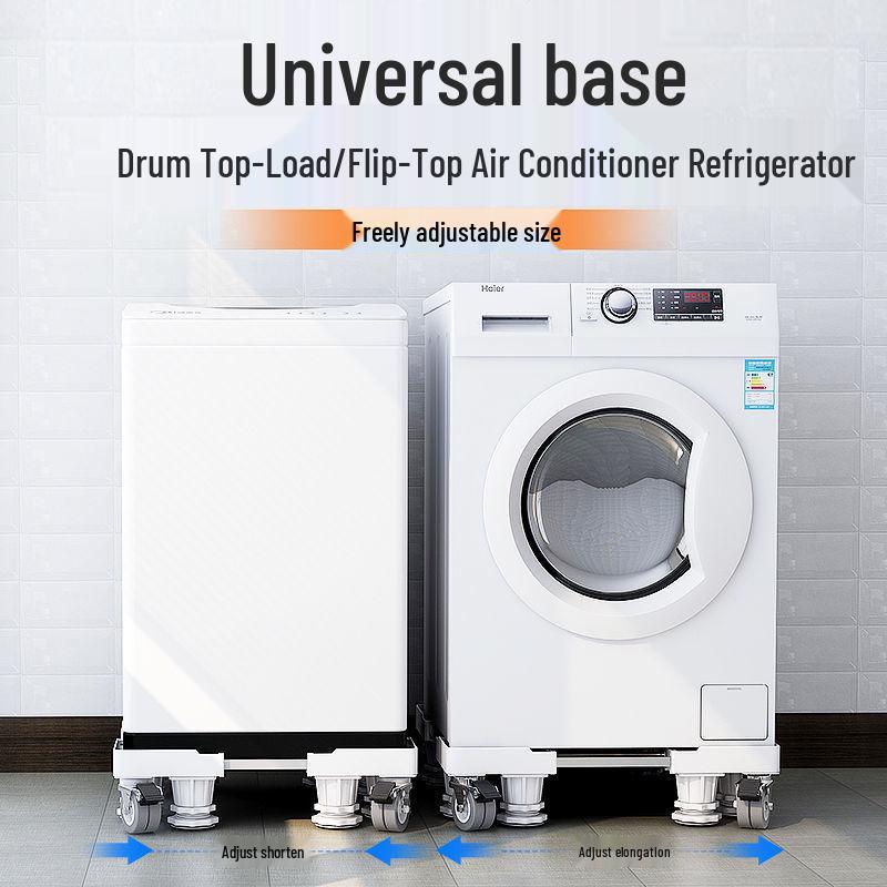 Suport de bază reglabil pentru mașină de spălat cu depozitare