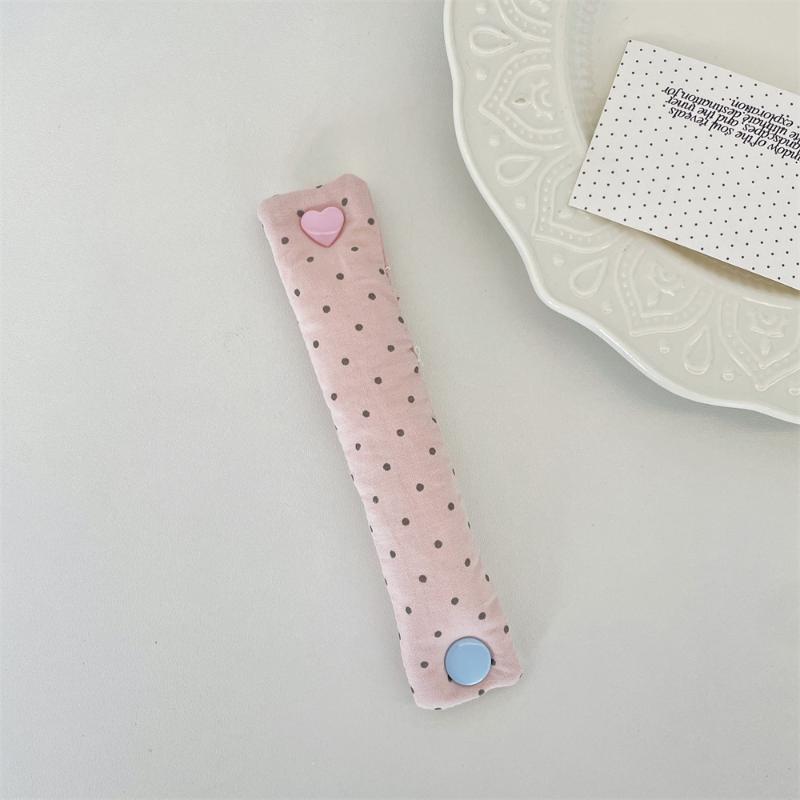 INS Style Fabric Cord Snap Tie Cute Data Cable Organizer Fixer Reusable Holder for Earphone Line Office Home Travel Daily Use