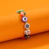 Pumpkin Skull Ghost Spider Beaded Bracelets For Men Women Kids Halloween Accessories Cute Creative  Festival Family Gift