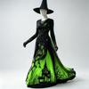 Halloween Dress Up Tree House Thorn Lace Chiffon Long Dress Dress