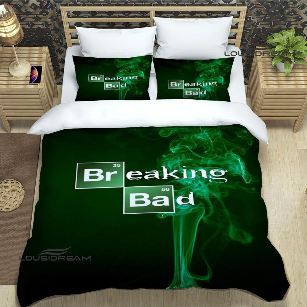 Movie BREAKING BAD Bedding Sets Exquisite Bed Supplies Set Duvet Cover Bed Comforter Set Bedding Set Luxury Birthday Gift