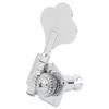Alomejor Bass Tuners, Left/Right Row Tuning Keys, Buttons, Steel, Rust-Resistant, Electric Bass Machine Heads, Gift (Right Row)