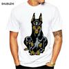 Fitness Dobermann Pinscher Tshirt for Men Formal Breathable Harajuku Mens Tee T Shirts Clothing Pop Top Tee