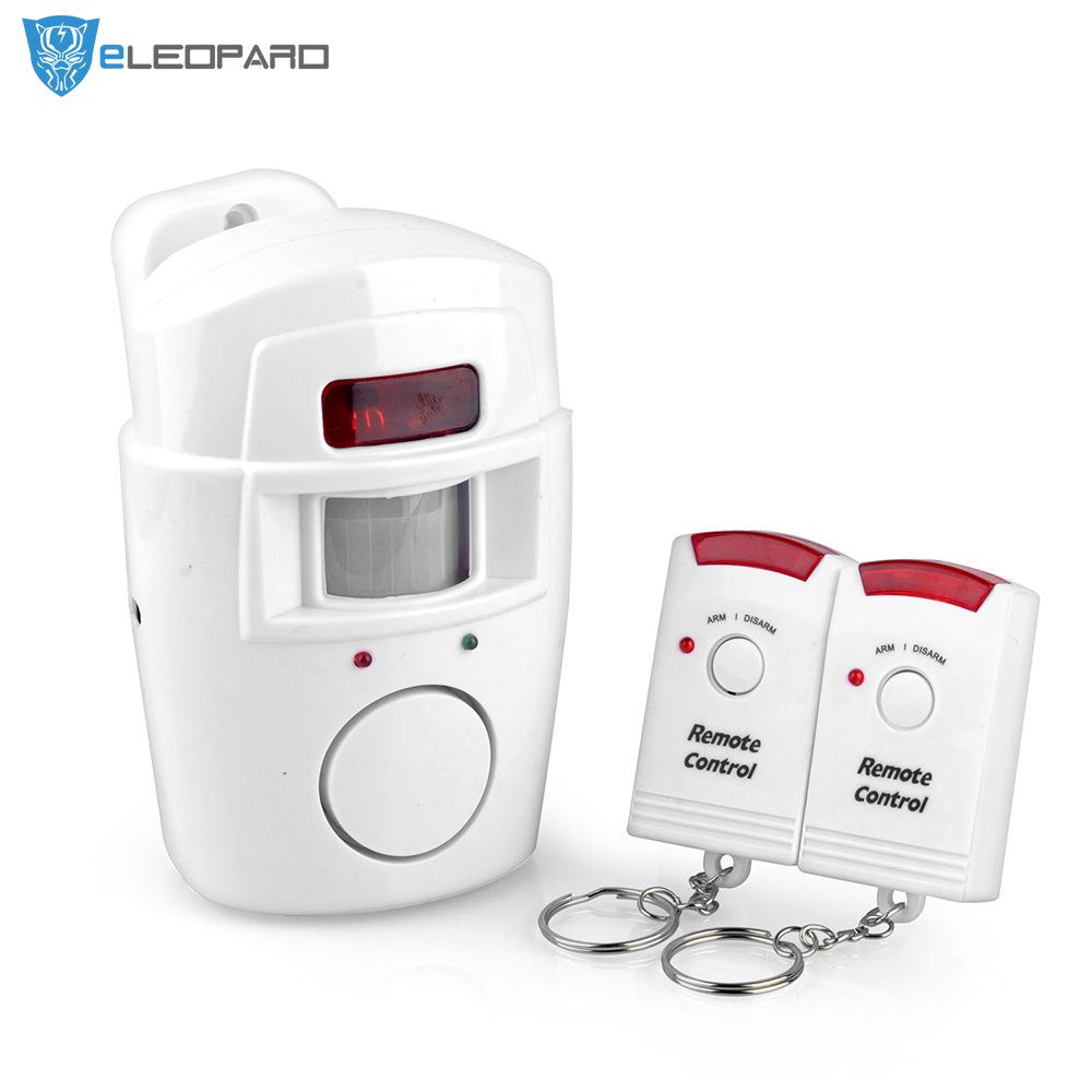 Dual Remote-Control Infrared Door & Window Anti-theft Alarm with On-site 105dB Alert for Dogs