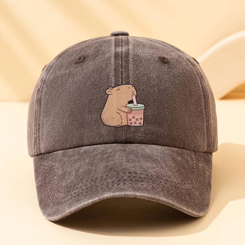 Cute printed baseball cap with fashionable, simple and versatile style, suitable for both Unisex and Women