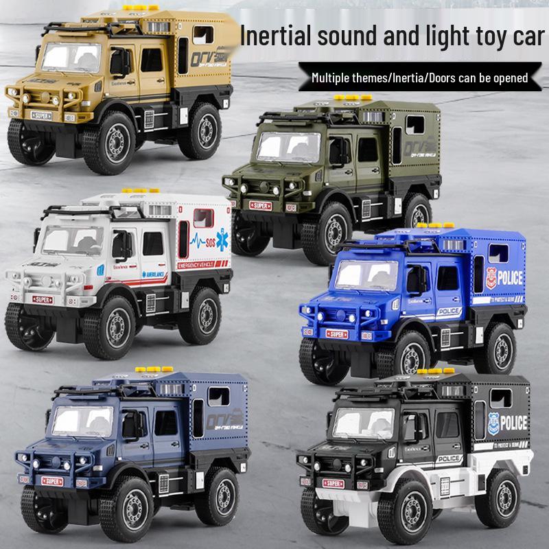 Large Children's Toy Car Model with Lights and Music