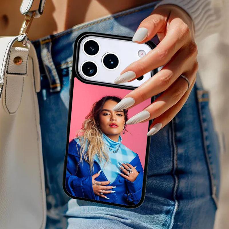 Singer Karol G Phone Case For iPhone 17 Air 14 15 13 12 Max Cover For Apple 16e 11 Pro Max Plus Coque