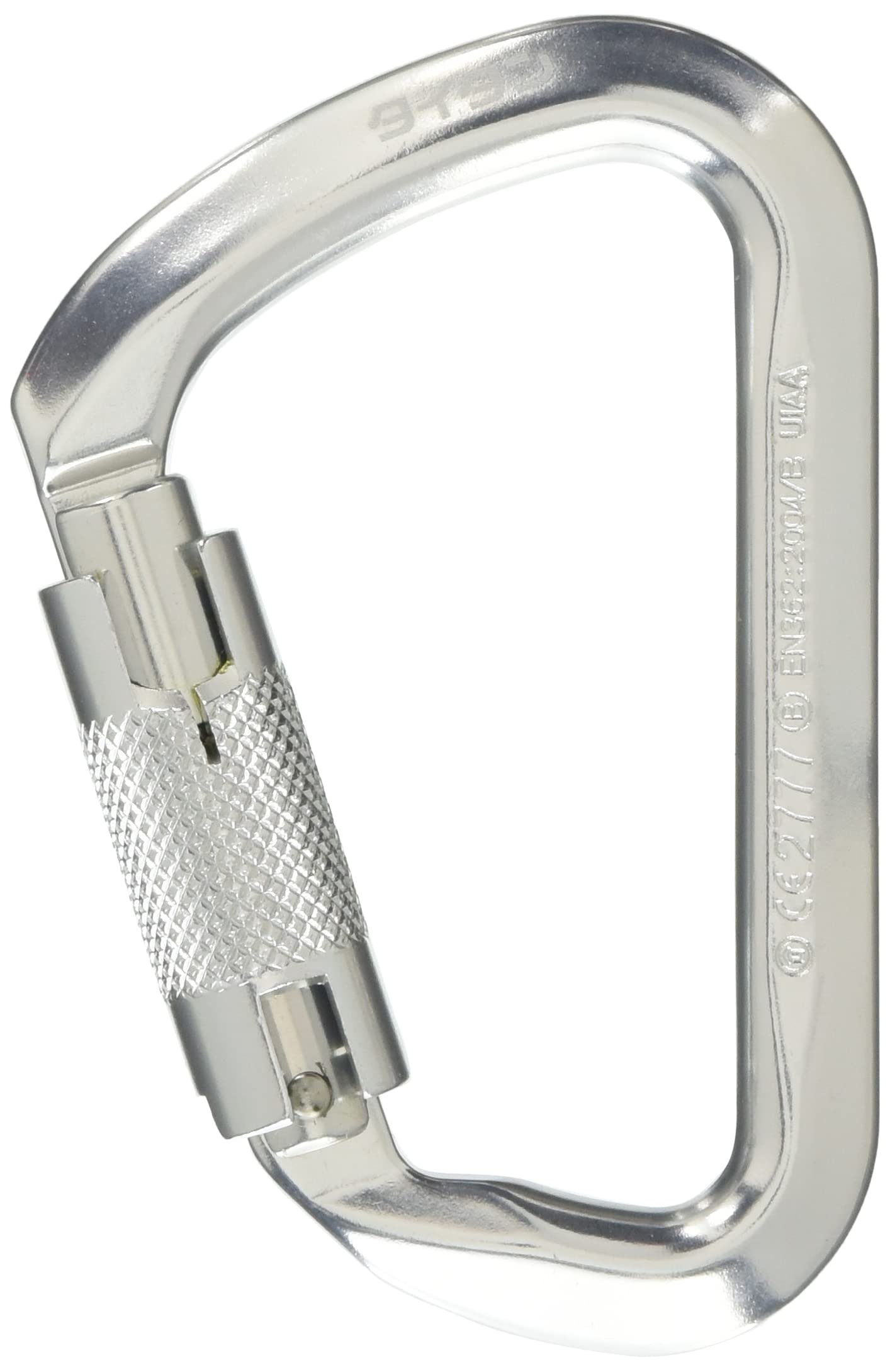 TITAN Aluminum Carabiner with Twist Lock D-shaped (ADT)