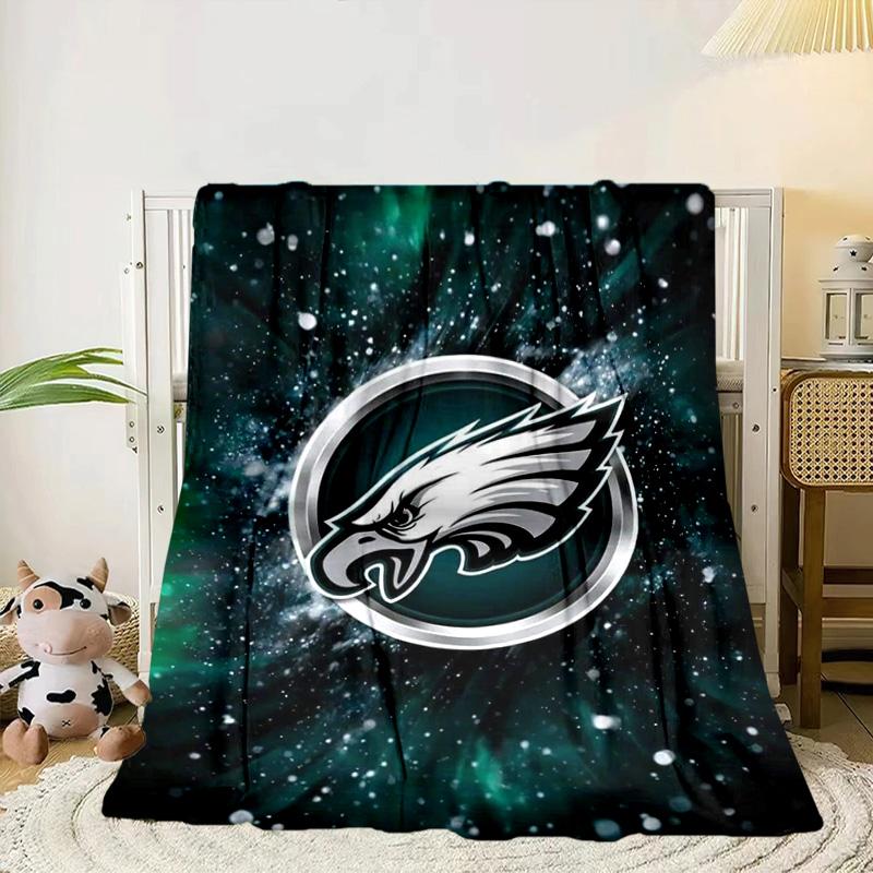 Philadelphia Eagles Portable Blanket/Soft Blanket Bedding Blanket Suitable for Travel Camping Living Rooms Offices Sofas Fan Gifts