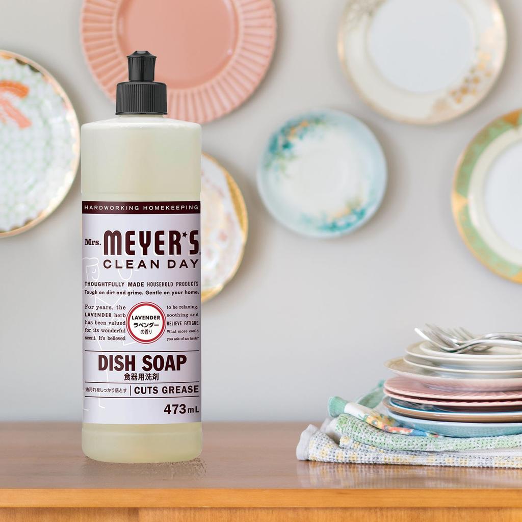 Meyers Clean Day Dishwashing Detergent Lavender Scent 473mL Mrs.