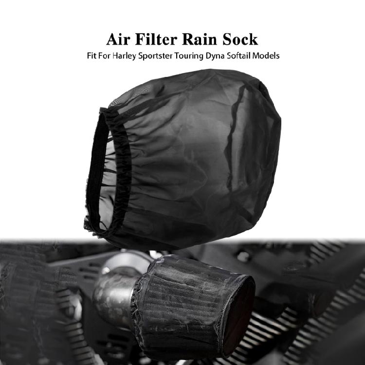 Motorcycle Waterproof Heavy Breather Rain Sock Air Filter Rain Cover