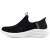 Ultra Flex 3.0 Soft Comfortable Low-Top Lifestyle Shoes Women Sneaker Black 150450-BLK