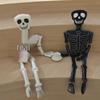 Halloween Skeleton Plush Toy Doll - White Bones Theme