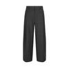 LESS Women's Loose-Fit Wool Wide-Leg Commuter Trousers