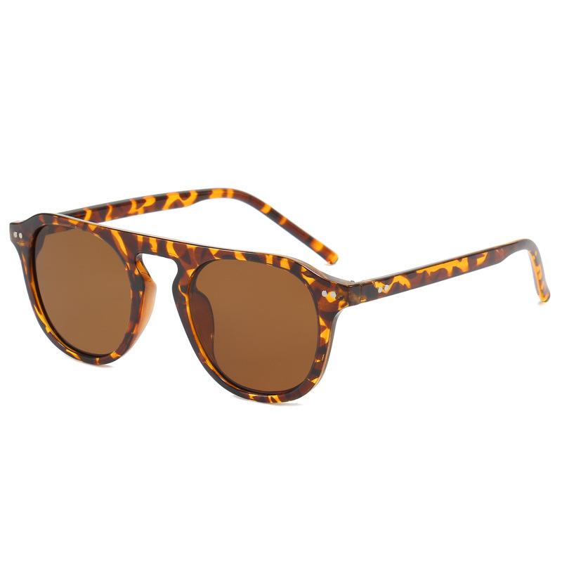 New European and American trend rice nail glasses ins wind Internet celebrity sunglasses UV-proof men's and women's sunglasses