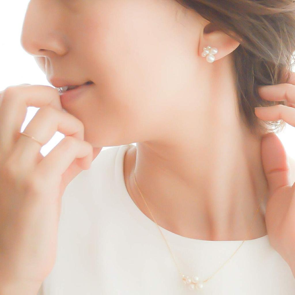 [NAOTJEWELRY] [Naot Jewelry] Women's Pearl Necklace [Gift Box Included] White Gold Wire Pearl Necklace