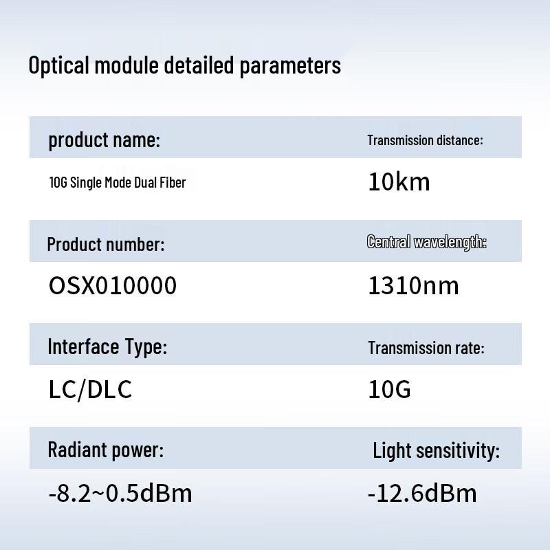Zhebu 10G Optical Transceiver Module