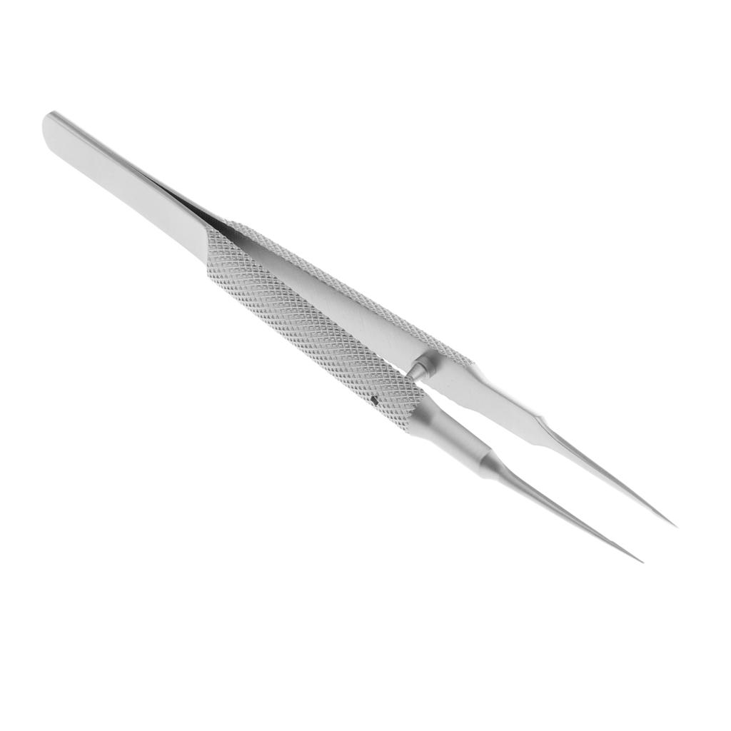 11cm Fine Tip Tweezers for Splinter Removal, Cellphone Repair, Ophthalmic Eye Instrument Stainless