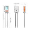 Compact Soil Instrument for Monitoring Acidbase Value Temperature Humidity Level with Digital Readout in Various Setting